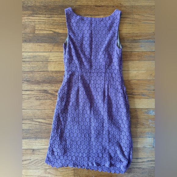 Anthropologie | Maeve Dusty Lilac “Gathered Lace” Eyelet Dress - Picture 3 of 6